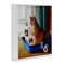 Stupell Industries Litter Box Reading Funny Cat Framed Giclee Art